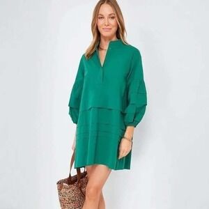 NWOT Pomander Place by Tuckernuck Palm Green Chelsea Dress L